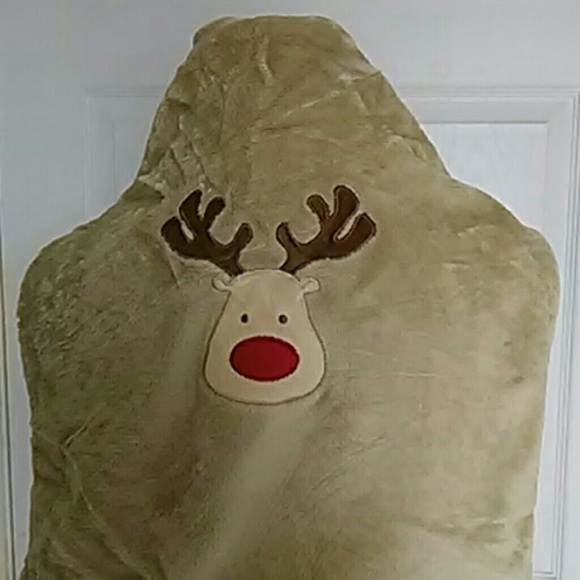 SOFT & COZY "Reindeer" Throw/Bootie Set - Picture 3 of 4